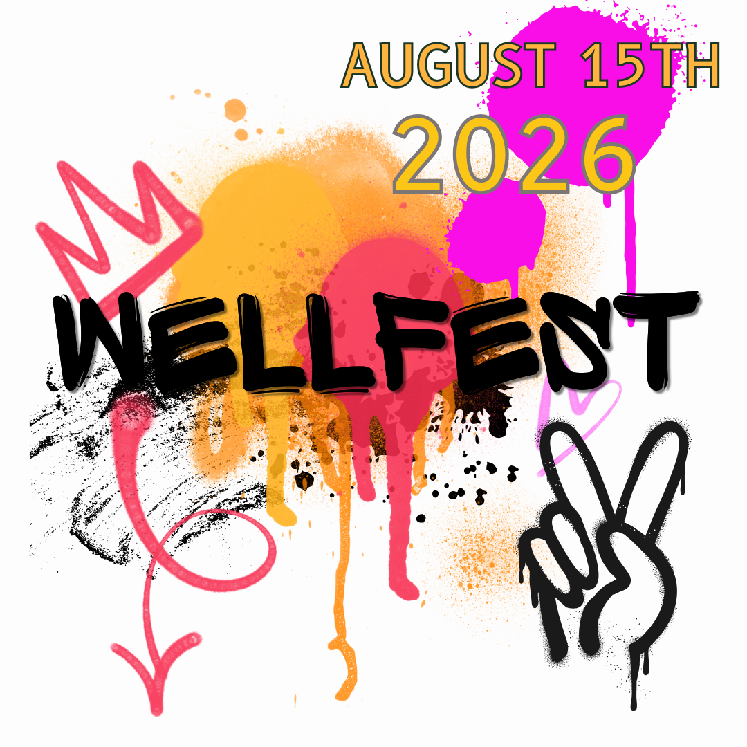 WellFest 2026 graffiti graphic